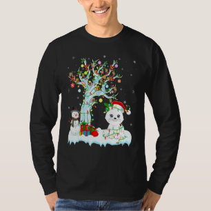 Camiseta Noivo Engraçado, Árvore de Natal Iluminando o Nata