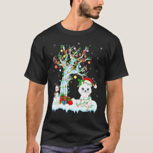 Camiseta Noivo Engraçado, Árvore de Natal Iluminando o Nata