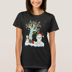 Camiseta Noivo Engraçado, Árvore de Natal Iluminando o Nata