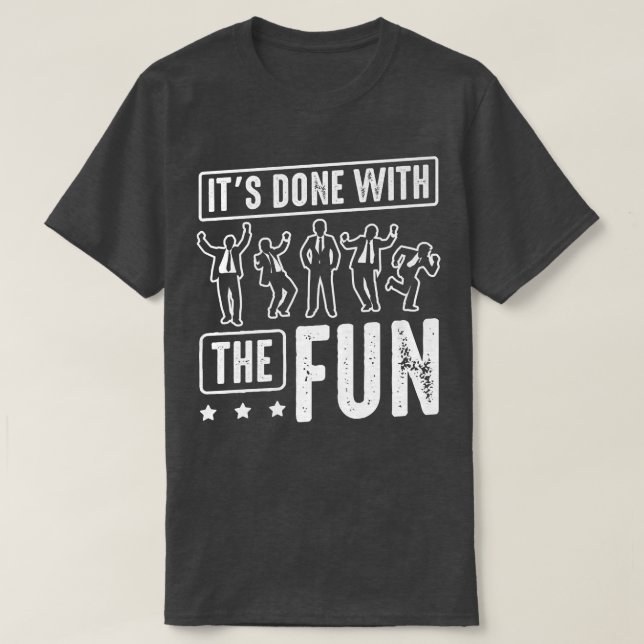 Camiseta Noivo Está Feito Com A Diversão Despedida De Solte (Frente do Design)
