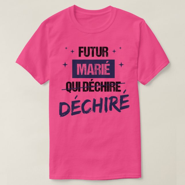 Camiseta Noivo futuro que rasga (Frente do Design)