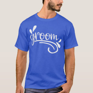 Camiseta Noivo Homens Fofos Casamento Recém-casados Bach