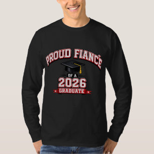 Camiseta Noivo Orgulhoso de uma Graduada Varsity 2026