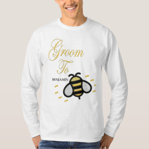 Camiseta Noivo Para Ser Festa de Despedida de Solteiro Pers