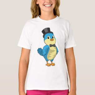 Camiseta Noivo passarinho com laço