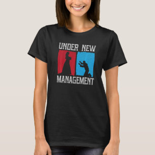 Camiseta Noivo Sob Nova Administração Festa de Despedida de