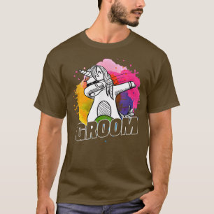 Camiseta Noivo THE GROOM - Homens Festa de Solteiro68