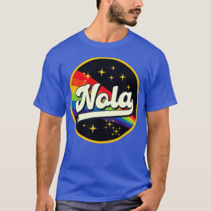 Camiseta Nola Rainbow No Space Vintage Style