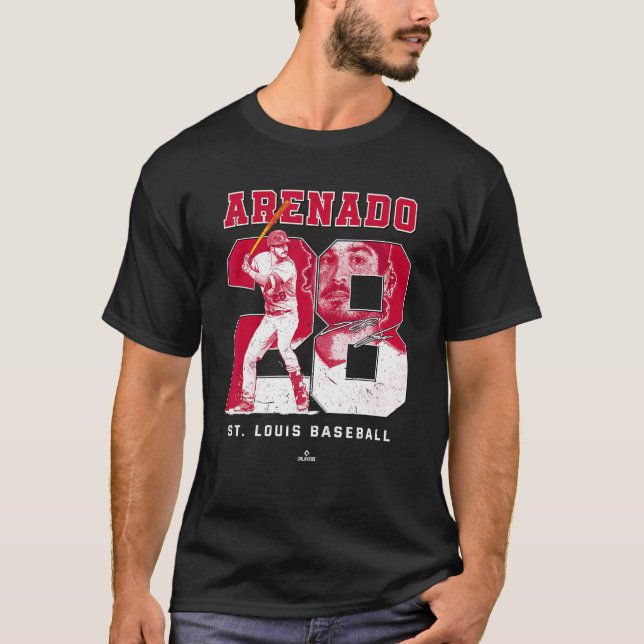 Camiseta Nolan Arenado Rua Louis MLBPA 1 (Frente)