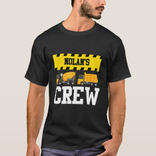 Camiseta Nolan Construction Crew Custom Dumpcaminhão