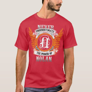 Camiseta Nolan Name Shirt Nunca Subestima O Poder De