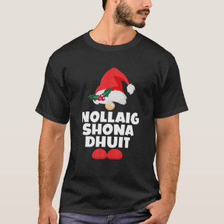 Camiseta Nollaig Shona Dhuit Irlanda Feliz Natal