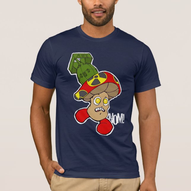 Camiseta NOM! crescimento do shroom (Frente)