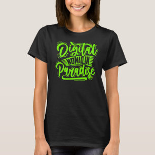 Camiseta NOMAD DIGITAL NO PARADISE Digital Nomads Freelance