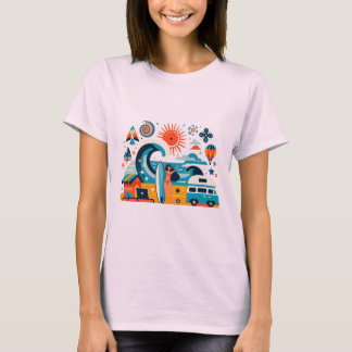 Camiseta Nomad Surfer Beach Girl