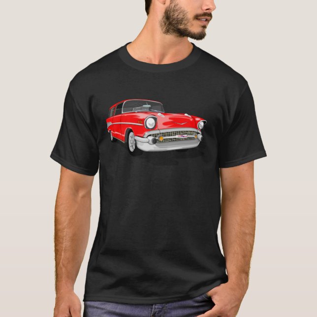Camiseta Nómada 1957 no vermelho (Frente)