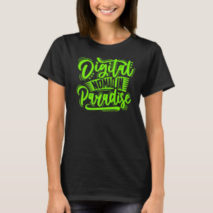 Camiseta Nômada Digital Na Freelance Empregada Independente