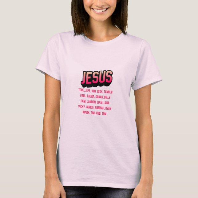 Camiseta Nome acima de todos os nomes (Frente)