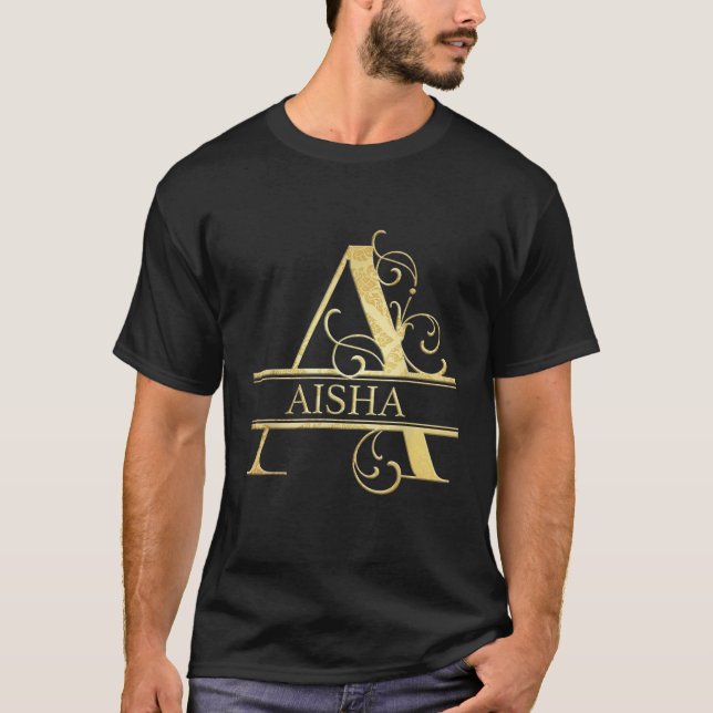Camiseta Nome Aisha (Frente)