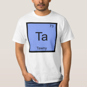 Camiseta Nome Alaranjado Química Elemento Tabela Periódica