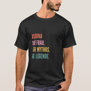 Camiseta Nome alemão Rudina