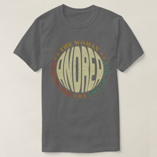 Camiseta nome andrea (Frente do Design)