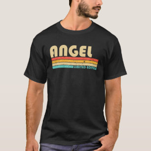 Camiseta Nome ANGEL Personalizado Funny Retro Vintage Birth