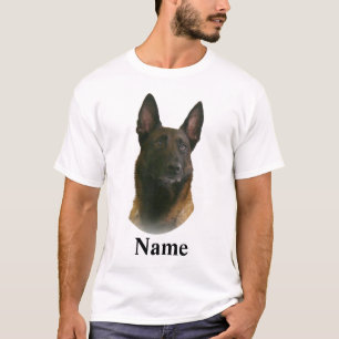Camiseta Nome belga Malinois