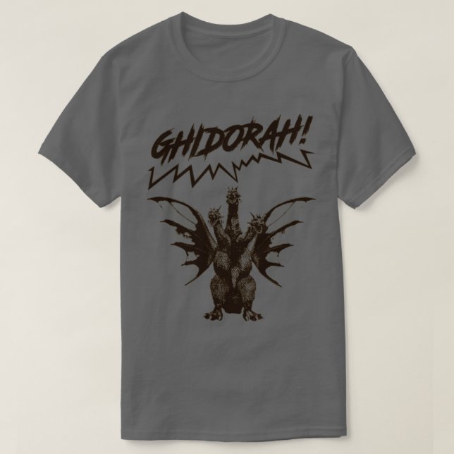 CAMISETA NOME BIG DO KING GHIDORAH (Frente do Design)