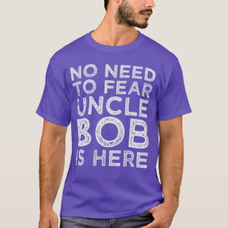 Camiseta Nome Bob Sem Necessidade de Temer Tio Bob Para Hom