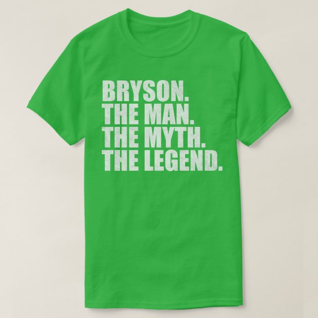 Camiseta Nome Bryson Bryson Nome próprio Bryson (Frente do Design)