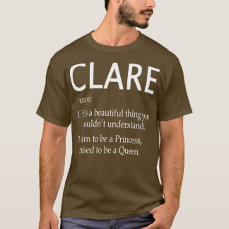 Camiseta Nome Clare Gift 27