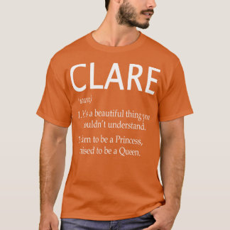 Camiseta Nome Clare Gift 48