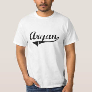 Camiseta Nome clássico Aryan do estilo