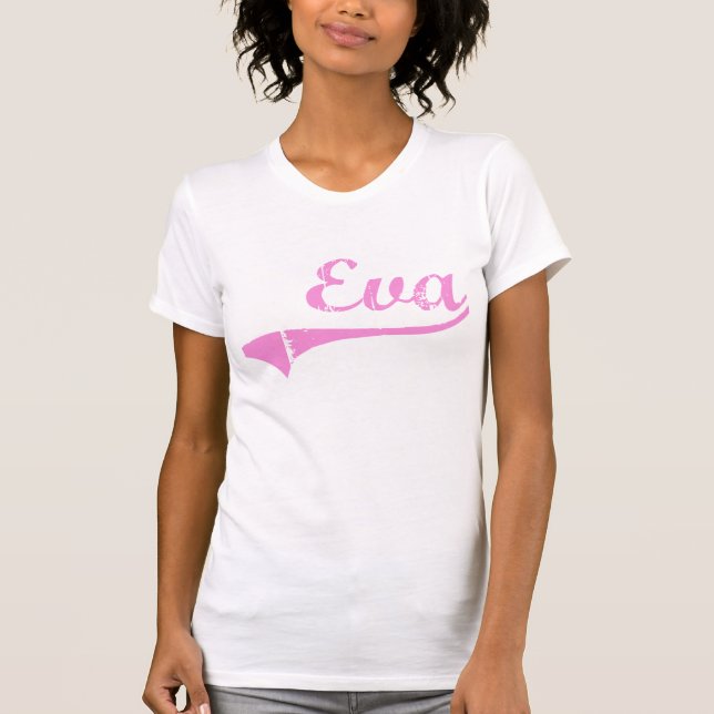Camiseta Nome clássico do estilo de Eva (Frente)