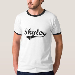 Camiseta Nome clássico do estilo de Skyler