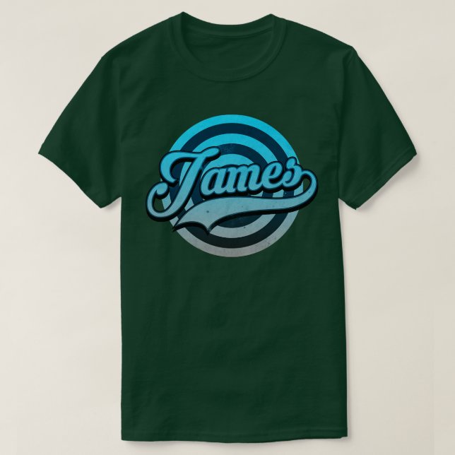 Camiseta Nome Clássico do James (Frente do Design)