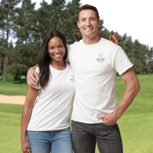 Camiseta Nome Clássico Personalizado de Taco de Golfe