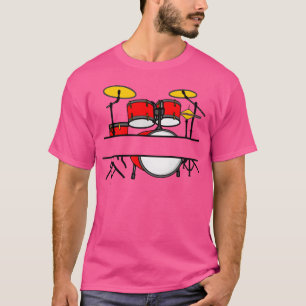 Camiseta Nome da bateria para amigos bateristas