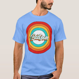Camiseta Nome da Bateria Shirt Vintage Batson Circle