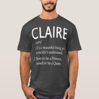 Camiseta Nome da Claire - Presente 2