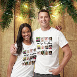 Camiseta Nome da Cotação de Reunião da Família 12 Colagem d<br><div class="desc">Capturar a magia das suas reuniões familiares com a nossa t-shirt do nome 12 da citação da Reunião da Família. Com espaço para até 12 fotos em um modelo personalizável, você pode design de uma camisa única que mostra os momentos especiais de sua família. É a mistura perfeita de estilo...</div>
