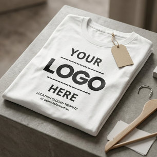Camiseta Nome da Empresa Logotipo Empresarial Promo