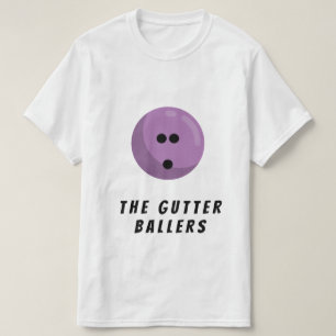 Camiseta Nome da Equipe da Boliche Personalizada BOLA DE