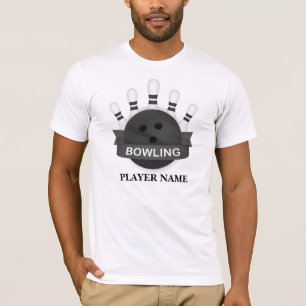 Camiseta Nome da Equipe de Boliche da Equipe de Boliche Per