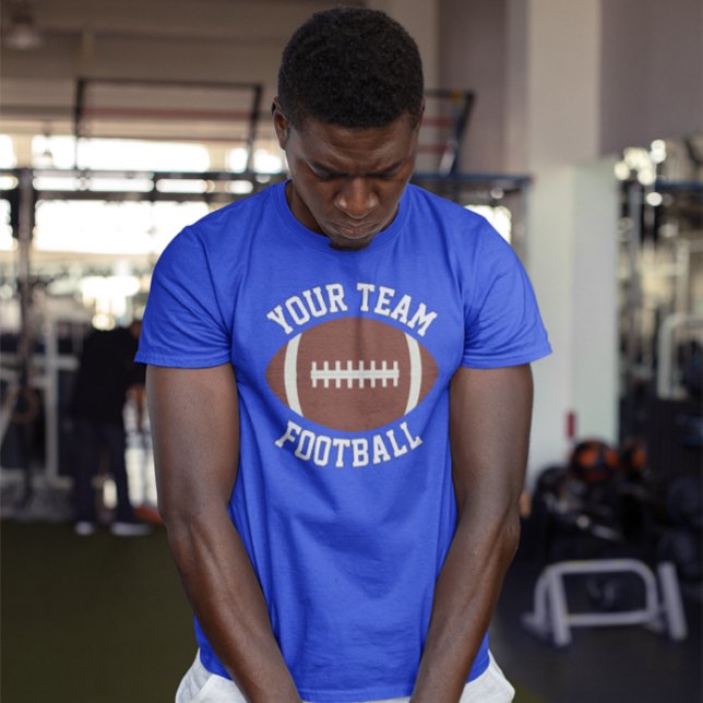 Camiseta Nome da Equipe de Futebol Personalizada + Nome e N (Custom football team t-shirts.)