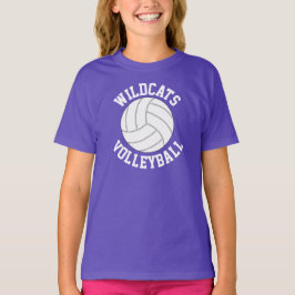 Camiseta Nome da Equipe Personalizada de Voleibol para Meni