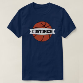 Camiseta Nome da Equipe Personalizada do Jogador de Basquet