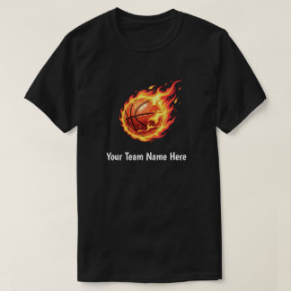 Camiseta Nome da Equipe Personalizado Aqui Jogador de Basqu