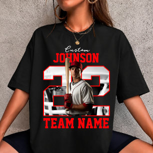 Camiseta Nome da Equipe Personalizado Número Foto Jogador d